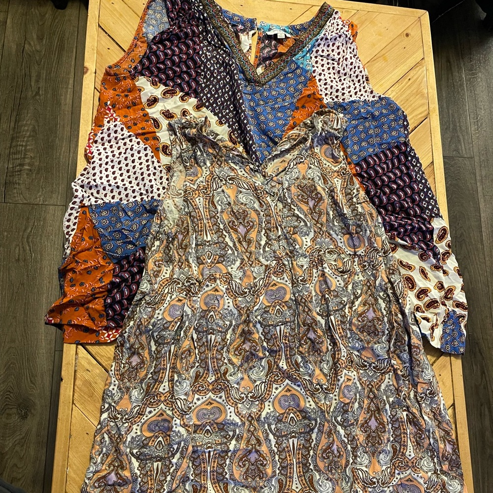 TWO “BOUTIQUE” STYLE/BRAND TANK TOPS
